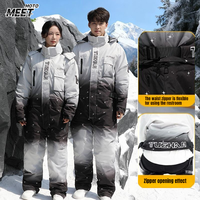 Cycling Gear In Winter - ملابس تزلج شتوية مقاومة للماء ودافئة،