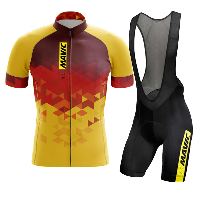 Cycling Gear Jersey - طقم ركوب الدراجات Mavic للرجال ،