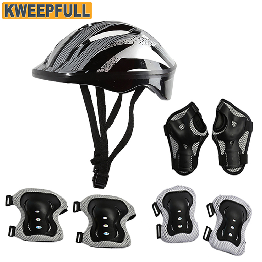 Youth Cycling Gear - مجموعة معدات حماية خوذة الدراجة للأطفال