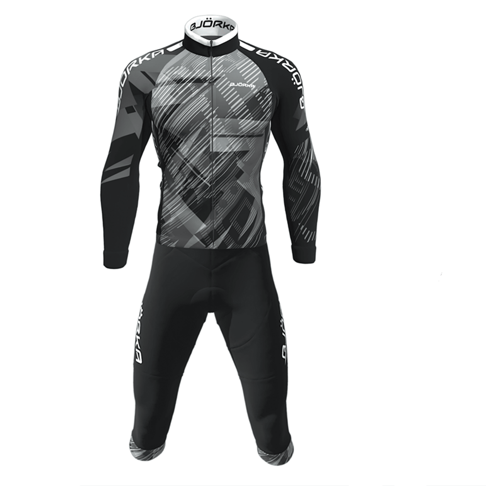 Cycling Gear Jersey - ملابس رياضية للربيع والخريف Bjorka طويلة