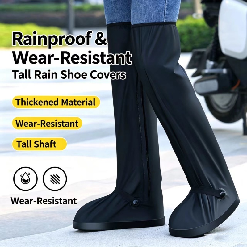 Cycling Shoe Covers - فوق الركبة عالية أنبوب قابلة لإعادة