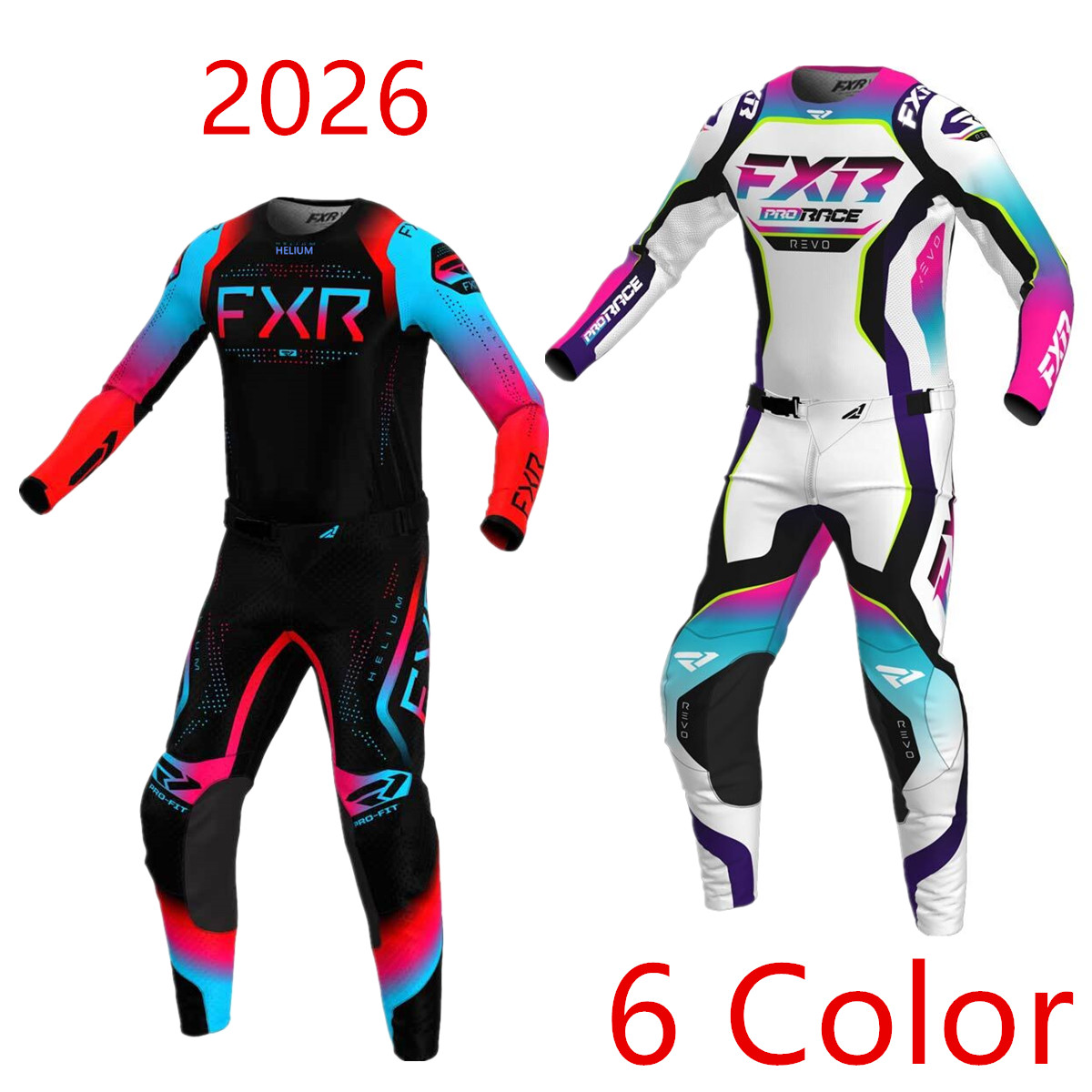 Cycling Gear Kit - 2026 fh الوردي MX طقم الطرق