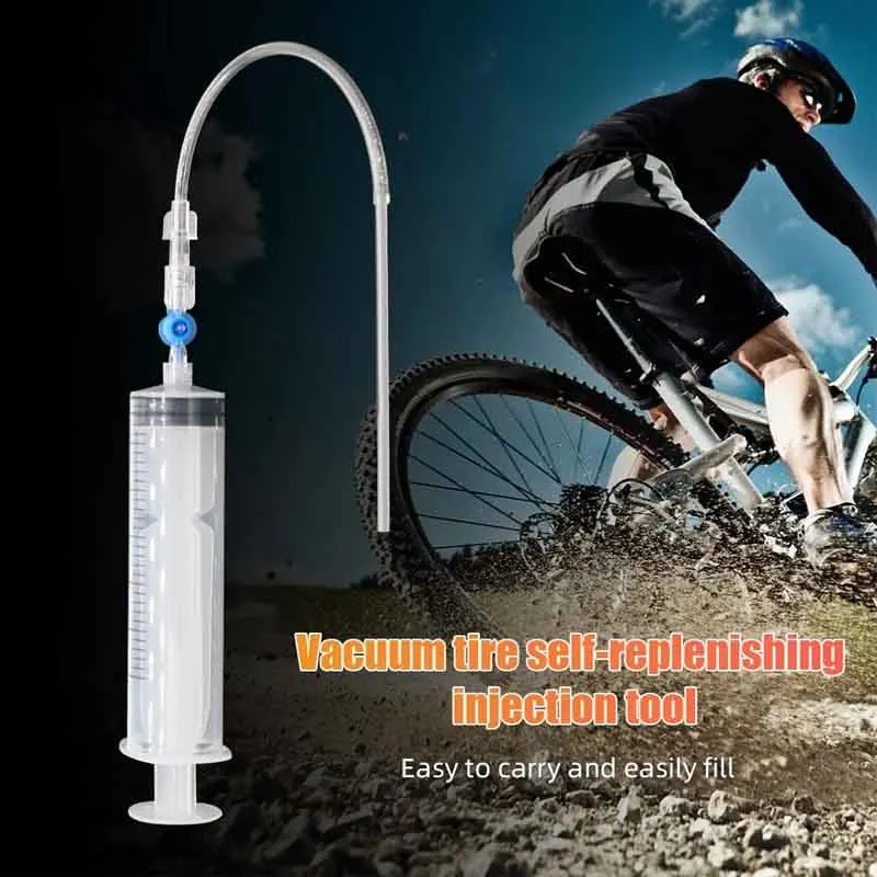 Tubeless Tire Sealant - أداة حقن مادة إصلاح الإطارات بدون