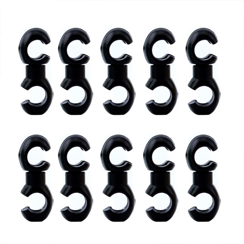 Cycling Gear Organiser - 10 قطع من مشابك الكابلات البلاستيكية