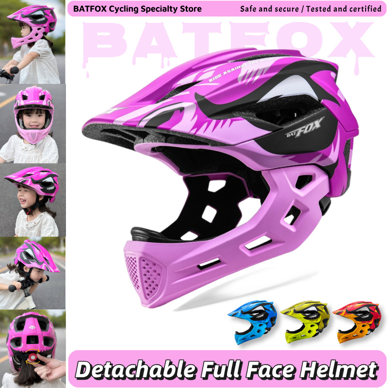 Youth Cycling Gear - خوذة دراجات كاملة الوجه للأطفال من
