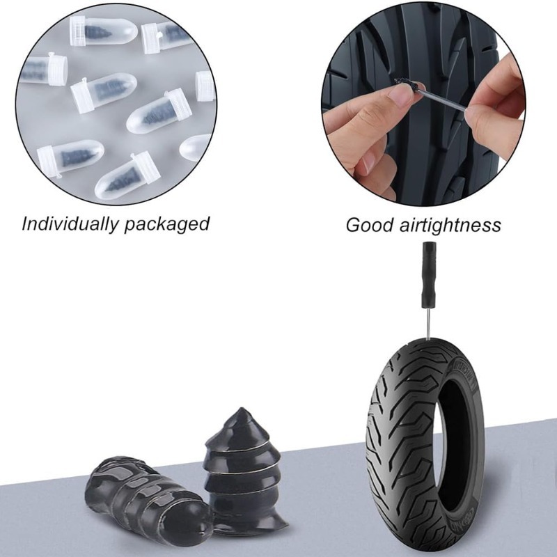 مسمار مطاطي للإطارات، 40 قطعة  - مراجعة Tubeless Tire Sealant وسعره