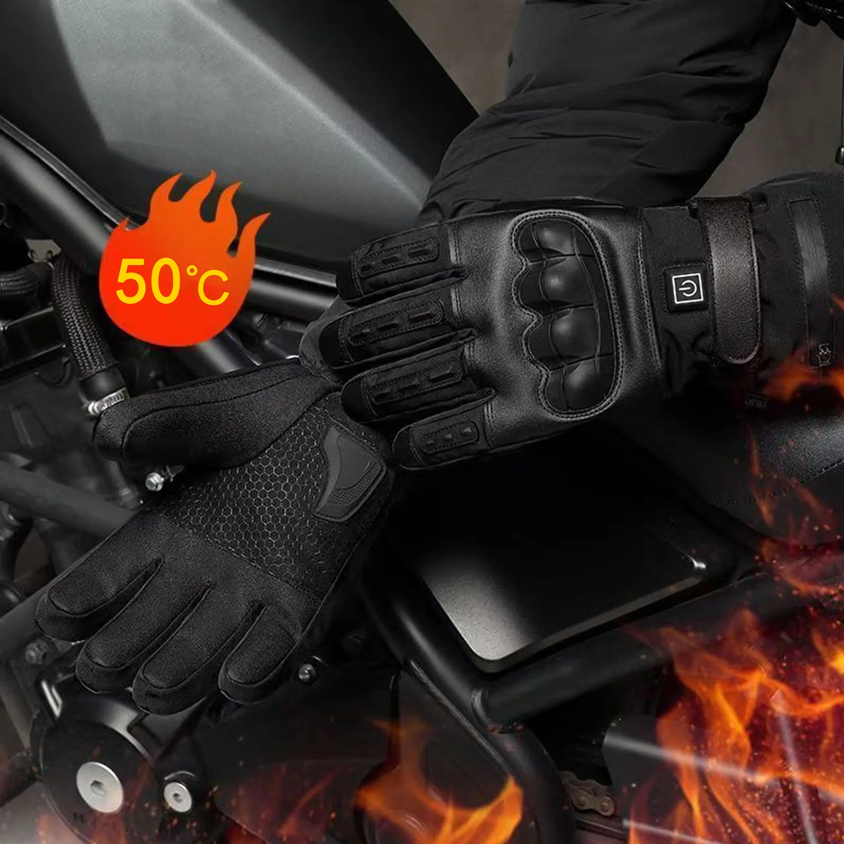قفازات دراجات نارية مدفأة للرج - مراجعة Cycling Heat Gear وسعره