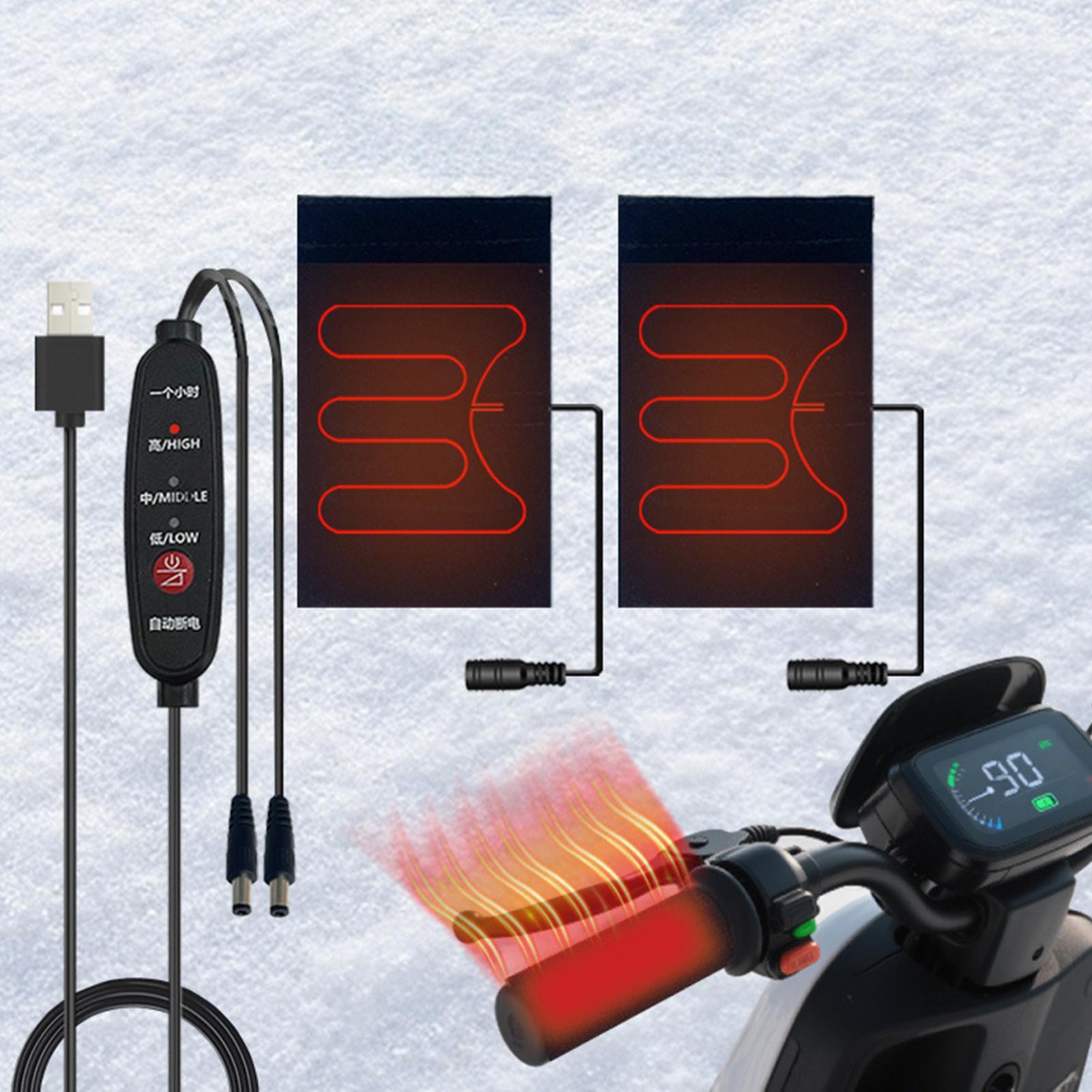 سخان المقود 5 فولت مقابض دراجة - مراجعة Cycling Heat Gear وسعره