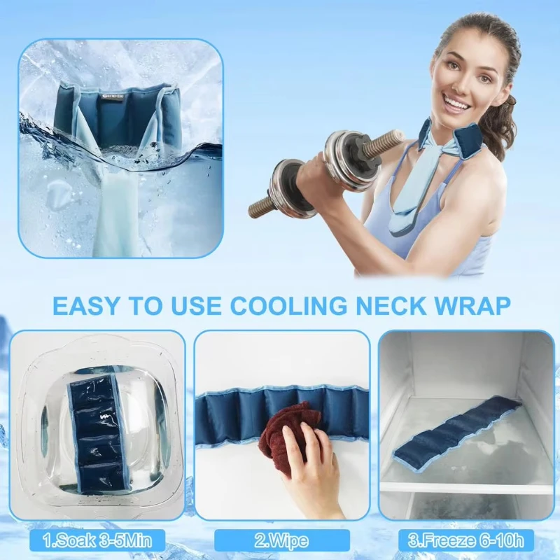 وشاح تبريد للرقبة لتخفيف الحرا - مراجعة Cycling Heat Gear وسعره