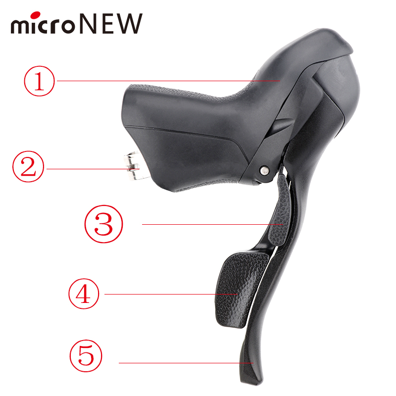 MicroNEW الطريق الدراجة شيفتر  - مراجعة Cycling Gear Kit وسعره