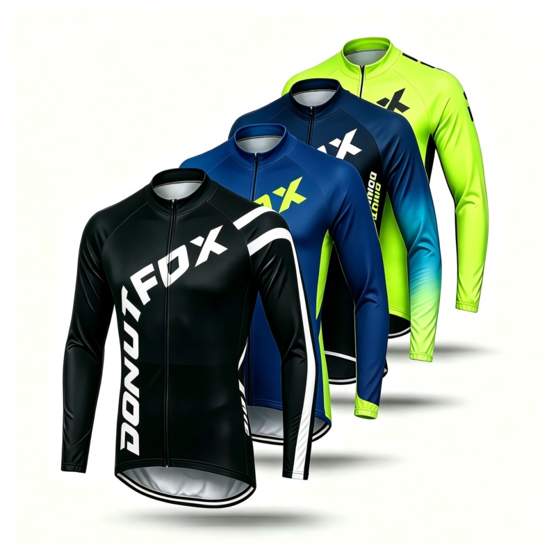 قميص رجالي طويل الأكمام لركوب  - مراجعة Cycling Gear Jersey وسعره